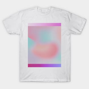 Abstract pastel summer rainbow T-Shirt